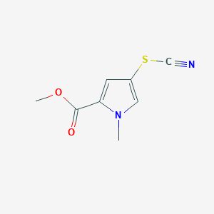 Methyl 1-methyl-4-(thiocyanato)-1H-pyrrole-2-carboxylate