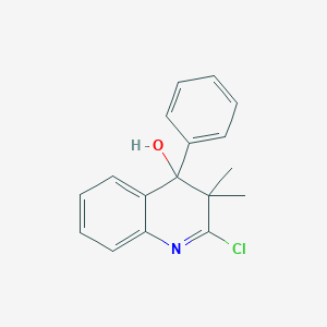 2-Chloro-3,3-dimethyl-4-phenyl-3,4-dihydro-4-quinolinol