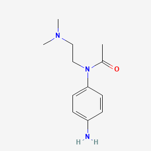 molecular formula C12H19N3O B8459727 N-(4-amino-phenyl)-N-(2-dimethylamino-ethyl)-acetamide 