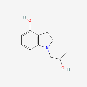 4-hydroxy-1-N-(beta-hydroxypropyl)indoline