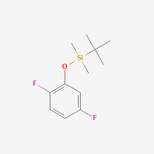 molecular formula C12H18F2OSi B8459769 tert-Butyl(2,5-difluorophenoxy)dimethylsilane 