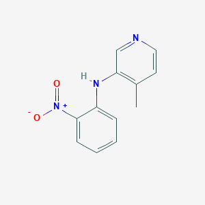 molecular formula C12H11N3O2 B8459772 (4-Methyl-pyridin-3-yl)-(2-nitro-phenyl)-amine 
