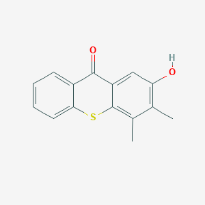 2-Hydroxy-3,4-dimethyl-9H-thioxanthen-9-one