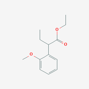 molecular formula C13H18O3 B8459824 Ethyl 2-methoxy-phenylacetic acid ethyl ester 