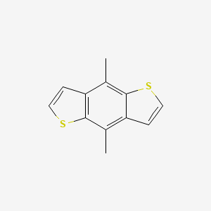 molecular formula C12H10S2 B8459852 4,8-Dimethylbenzo[1,2-b:4,5-b']dithiophene 