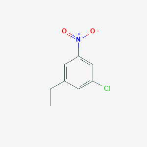 molecular formula C8H8ClNO2 B8459897 3-Chloro-5-ethylnitrobenzene CAS No. 123158-73-6