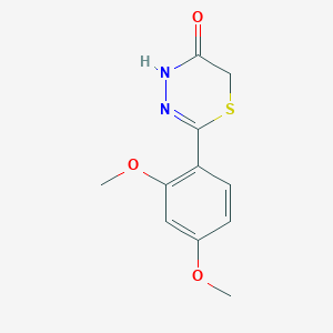 B8459980 2-(2,4-Dimethoxyphenyl)-4H-1,3,4-thiadiazin-5(6H)-one CAS No. 87428-23-7