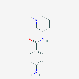 4-amino-N-(1-ethyl-3-piperidyl)benzamide