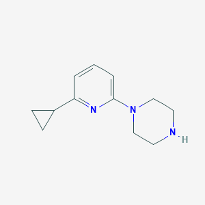 1-(6-Cyclopropyl-pyridin-2-yl)-piperazine