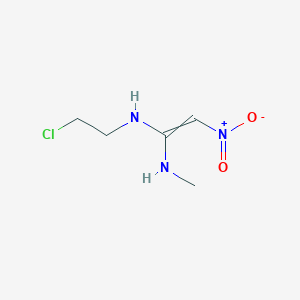 N~1~-(2-Chloroethyl)-N'~1~-methyl-2-nitroethene-1,1-diamine