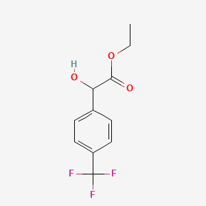 Hydroxy 4-(trifluoromethyl)phenylacetic acid ethyl ester