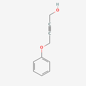 molecular formula C10H10O2 B8460118 4-Phenoxybut-2-yn-1-ol 