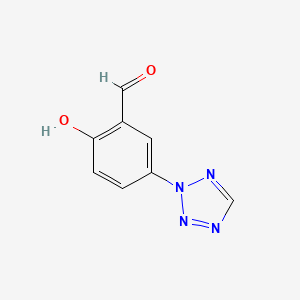 2-Hydroxy-5-tetrazol-2-yl-benzaldehyde