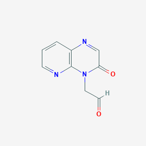 (3-oxopyrido(2,3-b)pyrazin-4(3H)-yl)acetaldehyde