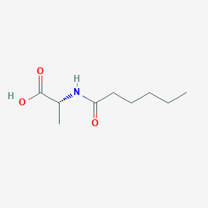 molecular formula C9H17NO3 B8460180 (R)-N-Hexanoyl-2-methylglycine 