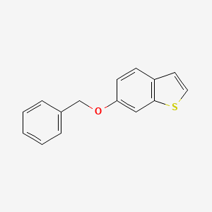 molecular formula C15H12OS B8460192 6-Benzyloxy-benzothiophene 