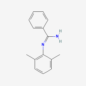 molecular formula C15H16N2 B8460233 N-(2,6-Dimethylphenyl)benzamidine 