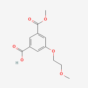 5-(2-Methoxy-ethoxy)-isophthalic acid monomethyl ester