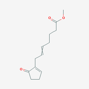 molecular formula C13H18O3 B8460343 Methyl 7-(5-oxocyclopent-1-en-1-yl)hept-5-enoate CAS No. 38698-54-3