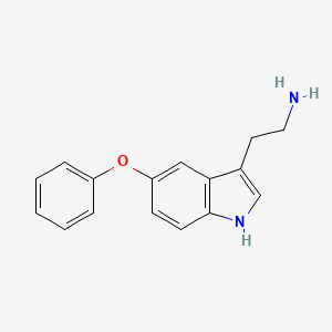 molecular formula C16H16N2O B8460443 1H-Indole, 3-(2-aminoethyl)-5-phenoxy- CAS No. 31363-70-9