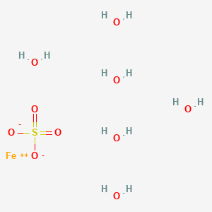 molecular formula FeH12O10S B8460466 Ferrous sulfate hexahydrate 