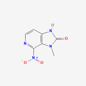 3-methyl-4-nitro-1H-imidazo[4,5-c]pyridin-2(3H)-one