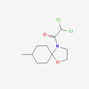 B8460487 2,2-Dichloro-1-(8-methyl-1-oxa-4-azaspiro[4.5]decan-4-yl)ethan-1-one CAS No. 71526-09-5