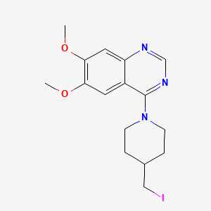 4-[4-(Iodomethyl)piperidin-1-yl]-6,7-dimethoxyquinazoline
