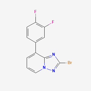 2-Bromo-8-(3,4-difluorophenyl)-[1,2,4]triazolo[1,5-a]pyridine