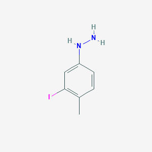 molecular formula C7H9IN2 B8460582 3-Iodo-4-methylphenylhydrazine 