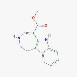 molecular formula C14H14N2O2 B8460598 Methyl 1,2,3,6-tetrahydroazepino[4,5-b]indole-5-carboxylate 
