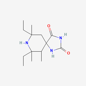 7,9-Diethyl-6,7,9-trimethyl-1,3,8-triazaspiro[4.5]decane-2,4-dione