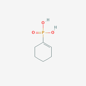 molecular formula C6H11O3P B8460618 Cyclohex-1-en-1-ylphosphonic acid CAS No. 10562-88-6