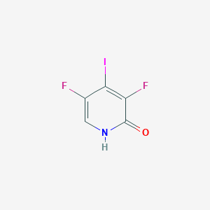 molecular formula C5H2F2INO B8460649 3,5-difluoro-4-iodopyridin-2(1H)-one 