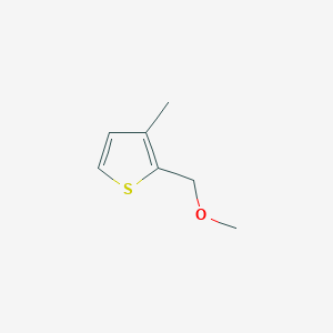 molecular formula C7H10OS B8460679 2-Methoxymethyl-3-methyl-thiophene 