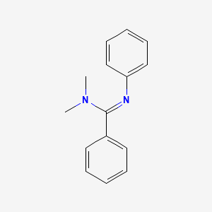 B8460690 N,N-Dimethyl-N'-phenyl-benzamidine CAS No. 2397-36-6