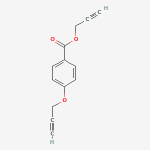 molecular formula C13H10O3 B8460764 Benzoic acid, 4-(2-propynyloxy)-, 2-propynyl ester CAS No. 61747-71-5