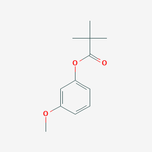 molecular formula C12H16O3 B8460823 (3-Methoxyphenyl) 2,2-dimethylpropanoate 