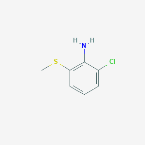 molecular formula C7H8ClNS B8460856 2-Chloro-6-(methylthio)aniline CAS No. 216485-87-9