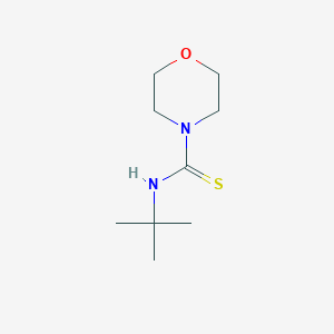 molecular formula C9H18N2OS B084609 N-叔丁基吗啉-4-碳硫酰胺 CAS No. 14294-00-9