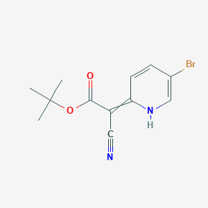 t-butyl (5-bromo-2(1H)-pyridinylidene)cyanoacetate