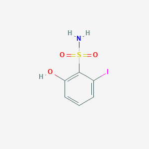 molecular formula C6H6INO3S B8460948 2-Hydroxy-6-iodobenzenesulfonamide 