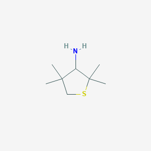molecular formula C8H17NS B8460956 3-Amino-2,2,4,4-tetramethyltetrahydrothiophene 