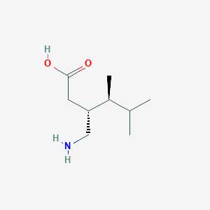 molecular formula C9H19NO2 B8460995 (3R,4S)-3-Aminomethyl-4,5-dimethyl-hexanoic acid 