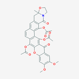 molecular formula C35H29NO12 B008461 Cervinomycin A1 triacetate CAS No. 104015-33-0