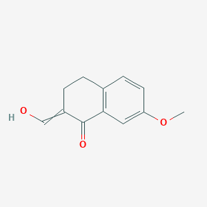 B8461017 2-(Hydroxymethylidene)-7-methoxy-3,4-dihydronaphthalen-1(2H)-one CAS No. 2800-94-4