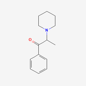 molecular formula C14H19NO B8461050 alpha-Piperidinopropiophenone 
