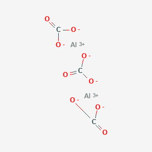 molecular formula Al2(CO3)3<br>C3Al2O9 B084611 Aluminum carbonate CAS No. 14455-29-9
