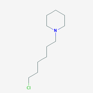 molecular formula C11H22ClN B8461210 6-Piperidino-1-chloro-hexane 