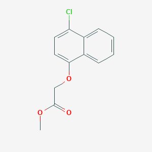 molecular formula C13H11ClO3 B8461287 Methyl 2-(4-chloronaphthalen-1-yl)oxyacetate CAS No. 92023-32-0